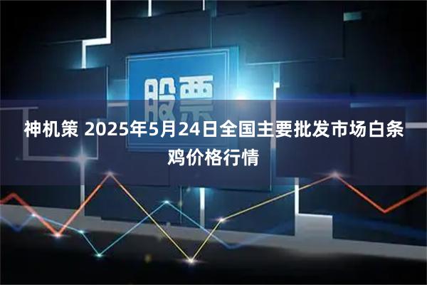 神机策 2025年5月24日全国主要批发市场白条鸡价格行情