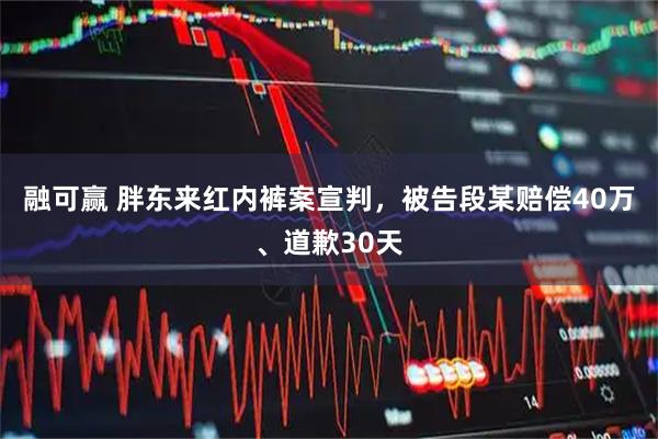 融可赢 胖东来红内裤案宣判，被告段某赔偿40万、道歉30天